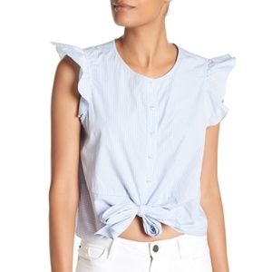 Parker Sleeveless Knotted Top
